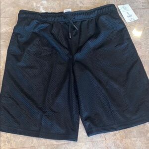 Athletic Works Black Mesh Men's Athletic Shorts